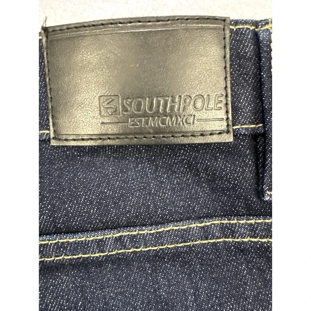 Southpole Jeans Men 34x32 Dark Blue‎ Straight Denim